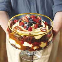 Salted Caramel and Chocolate Trifle